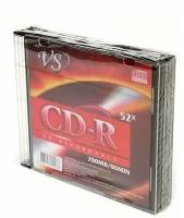 VS Диск для записи, CD-R 80 52x SL/5 700 МБ