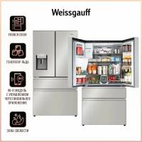 Отдельностоящий холодильник с Wi-Fi и генератором льда Weissgauff WFD 565 NoFrost Premium BioFresh Ice Maker