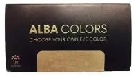 Цветные контактные линзы Alba Colors Black 3 месяца / -5.00 / 8.6 / 14.2