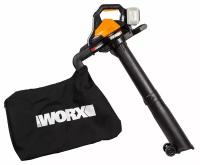 Аккумуляторный пылесос / воздуходувка бесщеточный WORX WG583E.9, 40В, без АКБ и ЗУ