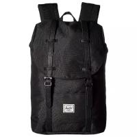 Рюкзак Herschel Retreat 19.5 black (black/black synthetic leather)