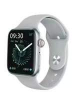 Умные часы M&Q Smart Watch M7 45 мм без NFC, серебристый