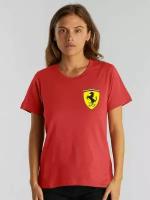 Футболка Design Heroes Ferrari / Логотип Феррари Женская Красная S