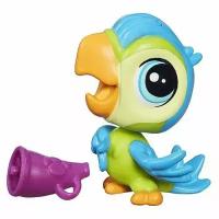 Littlest Pet Shop Попугай Archibald Parry Fluff Kittery #3883 из серии Pets in the City