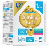 Cмесь детская Молочная Similac Gold 1 1200г. (Симилак Голд 1) с 0 до 6 месяцев, с рождения