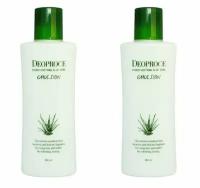 Deoproce Эмульсия для лица с экстрактом алоэ вера Hydro Soothing Aloe Vera Emulsion, 380 мл, 2 шт