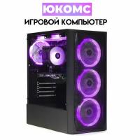 Игровой PC юкомс Core i5-13400F, RX 6600 8GB, SSD 1TB, 16GB DDR4, БП 600W, win 10 pro, Black game case