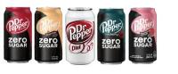 Набор напитков Dr. Pepper Zero, USA / Доктор Пеппер (Без сахара) США, ( 5 x 355 мл)