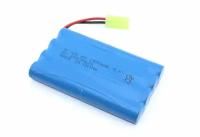 Аккумулятор Ni-Cd 9,6V 1400mAh AA Flatpack разъем Tamiya