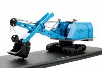 Lez E-754 excavator (ussr russian) 1951 blue | одноковшевый экскаватор лэз Э-754 голубой