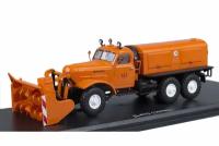 ZIL-157E orange / Д-470 шнекороторный снегоуборочный автомобиль (на шасси ЗИЛ-157Е) оранжевый