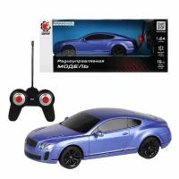 Машина р/у 1:24 Bentley Continental Supersports, син. 870508