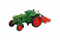 Tractor deutz F2L 612/6 1956 green тракторы #123 / трактор deutz F2L 612/6 1956 зеленый тракторы #123