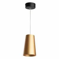 Светильник потолочный Feron ML1858 Barrel BELL levitation на подвесе 1,7 м MR16 35W 230V, золото черный fr_48423