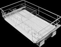 Корзина-сушка выдвижная Jet 80 см с доводчиком цвет хром