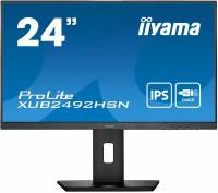 Монитор Iiyama 23.8" ProLite черный IPS LED 16:9 HDMI M/M матовая HAS Piv 250cd 178гр/178гр 1920x1080 75Hz DP FHD USB 5.6кг