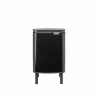 Бак мусорный Brabantia "Bo Hi" черный матовый 7л 227141