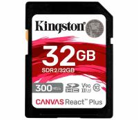 Карта памяти Kingston SDHC 32GB Canvas React Plus UHS-II Class U3 V90