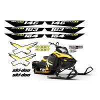 Наклейки BRP SKI DOO SUMMIT XM 146 желтые