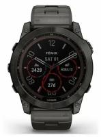 Умные часы Garmin Fenix 7X Sapphire Solar (Цвет: Titanium Gray)