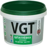 Шпатлевка по Дереву VGT Экстра 1кг Белая Акриловая, Универсальная / ВГТ Экстра