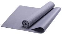 HKEM112-03-GRAY Коврик для йоги, PVC, 173x61x0,3 см серый Спортекс