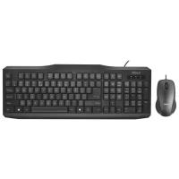 Комплект Trust Classicline Wired Keyboard and Mouse Black USB