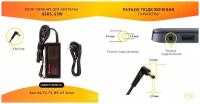 Power supply / Блок питания (зарядка) ZeepDeep для ноутбука Asus A6, F2, F3, W5, U5 Series 19V 3.42A, 65W с кабелем, штекер 5.5х2.5