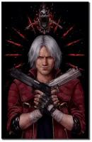 Картина интерьерная на дереве, рисунок игра Devil May Cry 5829 В