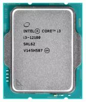 CPU Intel Core i3-12100 Alder Lake OEM {3.3 ГГц/ 4.3 ГГц в режиме Turbo, 12MB, Intel UHD Graphics 730, LGA1700}