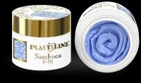 Гель-пластилин для лепки на ногтях, гель для дизайна, цвет яркий голубой P-70 Sambuca, 5 мл