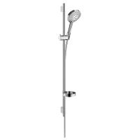 Душевой гарнитур hansgrohe Raindance Select S 120 3jet PowderRain со штангой 90 см и мыльницей 27667000, хром