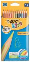 Bic Карандаши цветные Kids Tropicolors, 12 шт в уп