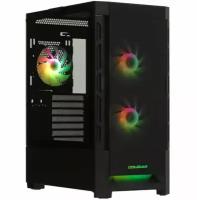 Корпус для пк, корпус для компьютера, Cougar Duoface RGB 385ZD10.0011, черный