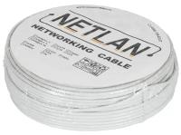 NETLAN Кабель витая пара NETLAN U/UTP 2 пары кат. 5 внутренний EC-UU002-5-PVC-GY-1 (100 м)