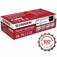 Картридж для лазерного принтера, тонер лазерный Sonnen (SK-TK1110) для Kyocera Fs-1020mfp/1040/1120mfp, ресурс 2500 страниц, 364081