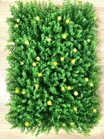 Искусственная декоративная модульная трава / панно из растений самшит/