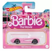 машинка Барби 1:64 Barbie: The Movie Hot Wheels Corvette