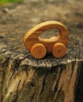 Мастерская Михеевых / Машинка, деревянная игрушка для малыша вальдорфская
