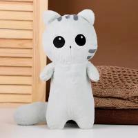 Игрушка мягкая "Кот", серая