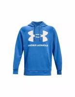 Толстовка Under Armour Rival Fleece Big Logo Hoodie синий XXL