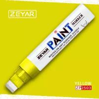 Маркер Zeyar Paint marker масляный Желтый (Yellow), 15 мм