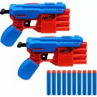 Hasbro Бластер Nerf Alpha Strike Claw Dual QS-4 Hasbro F2222-1 Альфа страйк два бластера