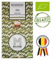Шоколад Органический Millesime Никарагуа темный 65% с фисташками и нугой, Бельгия 70г (ручной работы, без глютена)