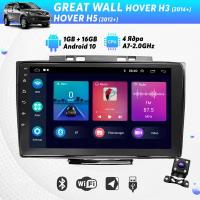 Автомагнитола для GREAT WALL Hover H3 (2014+), Hover H5 (2012+) на Android (9", CarPlay, Wi-Fi, GPS, Bluetooth) +камера