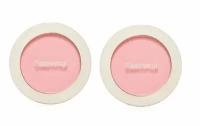 The Saem Румяна Saemmul Single Blusher, PK10 Bae Pink, 5 г, 2 шт