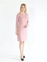 Платье женское LUCKY DAY, ЛДМ009/8 Розовый Замша твилл, размер 42