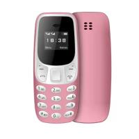 Карманный мини-телефон/ модный телефон /Мобильный телефон L8 STAR Мини/ BM10 с двумя сим картами Розовый