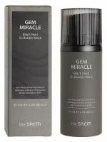 Маска кислородная с экстрактом жемчуга, 105 гр, Gem Miracle Black Pearl O2 Bubble Mask, THE SAEM, 8806164147979