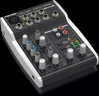 BEHRINGER XENYX 502S микшерный пульт, 5 входов, 2 шины выходов, USB-интерфейс